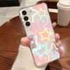Modern Colorful Stars Case For Samsung Galaxy S26 Ultra S25 FE S24 S23 S22 A54 A15 A35 A55 A16 A36 A56 A17 A37 A57 5G Soft Cover