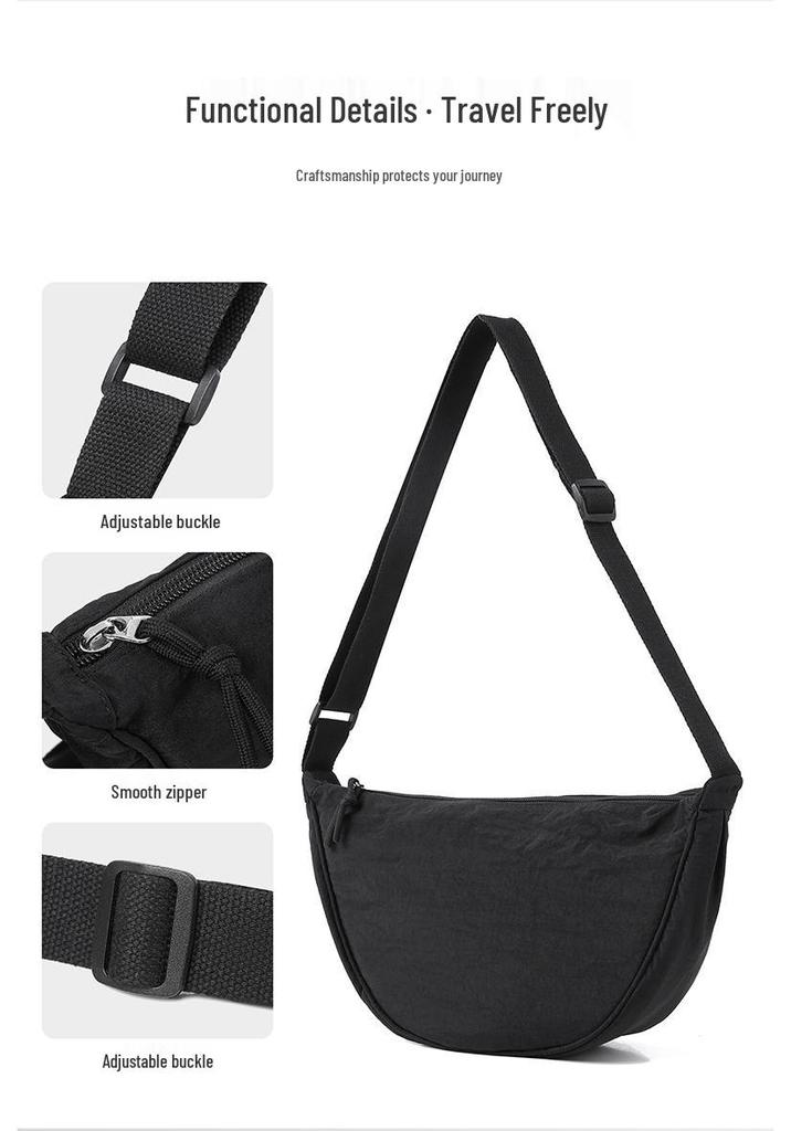 Bolso Bandolera de Lona Versátil de Moda