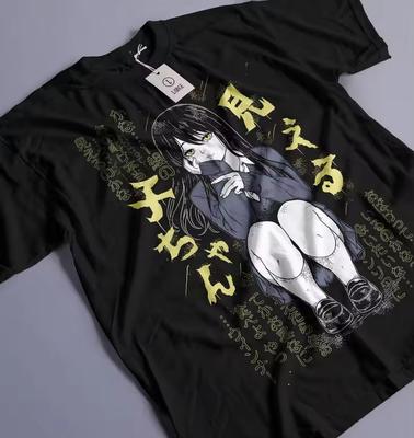 Ragazza Horror Anime Yami Kawaii Estetica Carina Spaventosa Harajuku Streetwear Alt Grunge Gotico Scuro Manga Stampa Grafica Donna Unisex