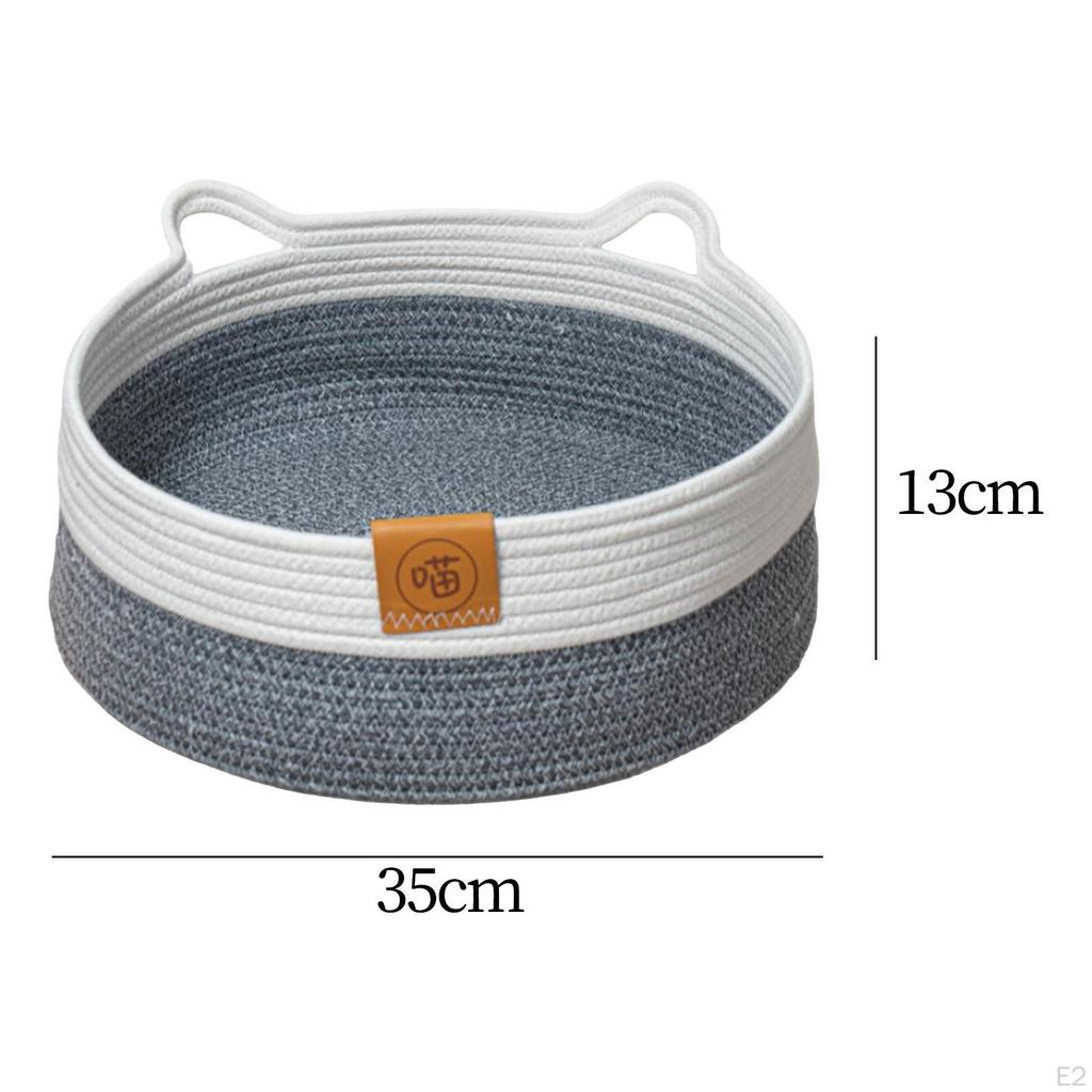 Cat Bed Scratch Pad Nest Scratcher Bed, Anti Slip, Comfortable Woven Scratching Lounge