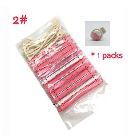 12pcs Hair Perm Rods Heatless Hair Curling Rollers Perming Rods Curlers Cold Wave Rods Flexible For Women Long Short Hair