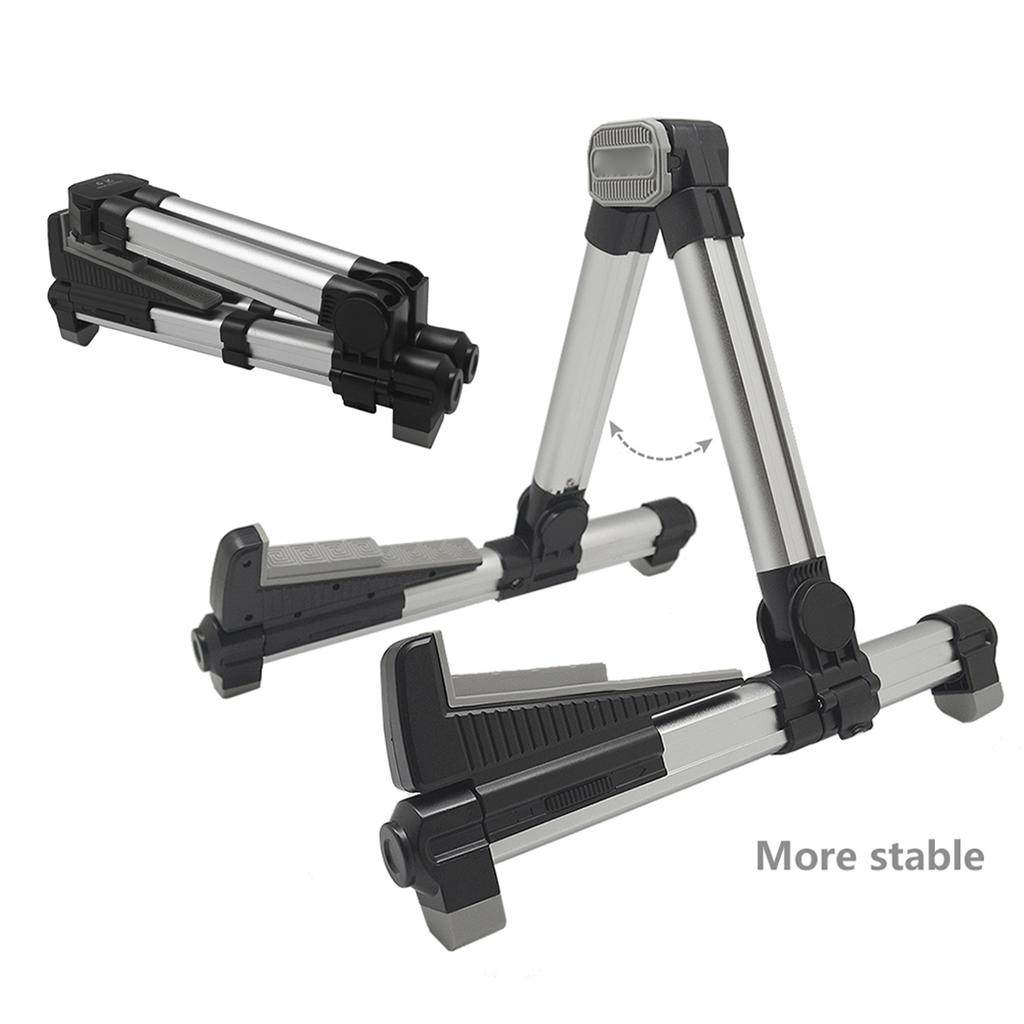AROMA AGS 08 Folding Adjustable Universal String Instrument Guitar Stand Aluminum Alloy A Frame for Banjo Acoustic