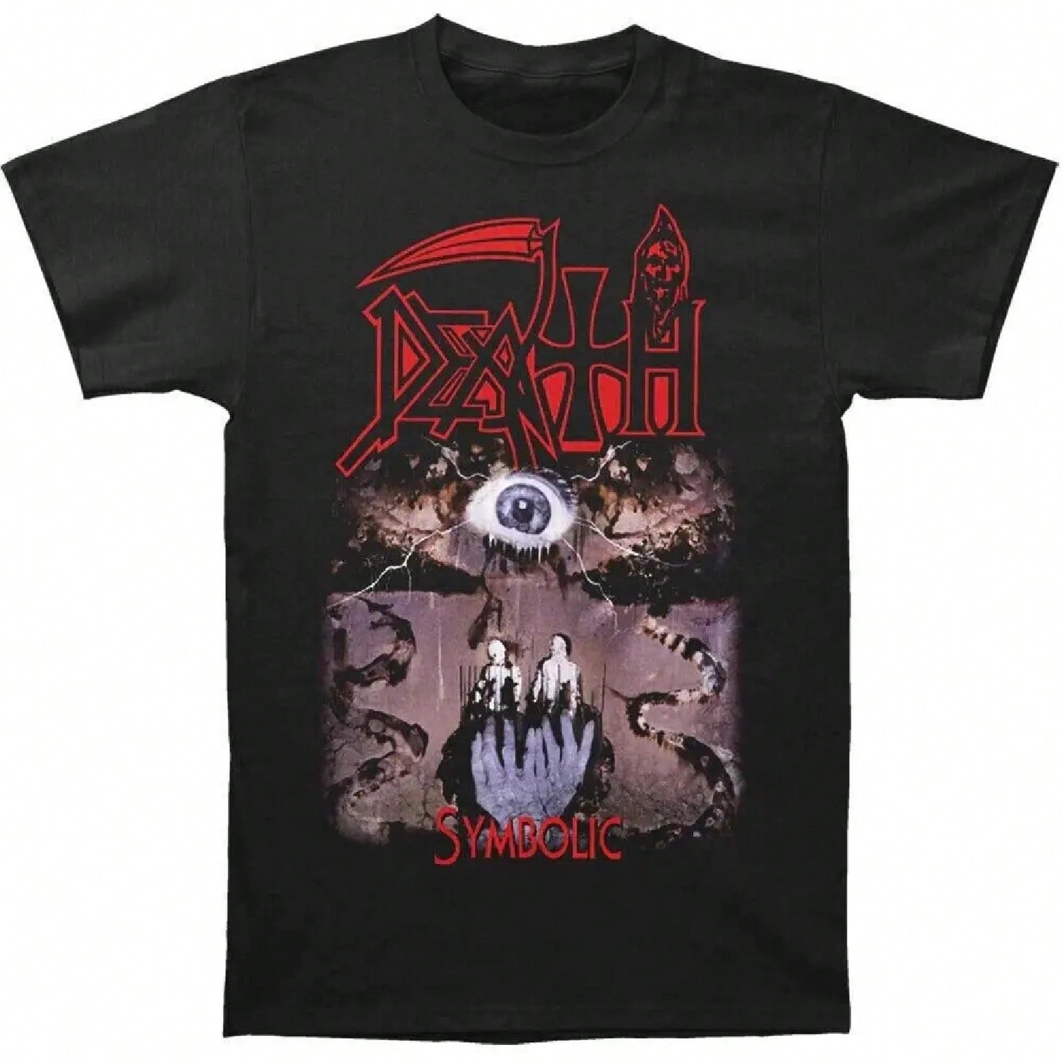 Death unisex S Symbolic T-Shirt Black Rockabilia S разноцветный