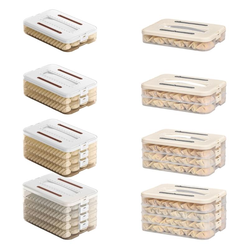 Clear Refrigerator Organizers Container With Secure Locking Lid Food Safe PP Materials For Iced Meals