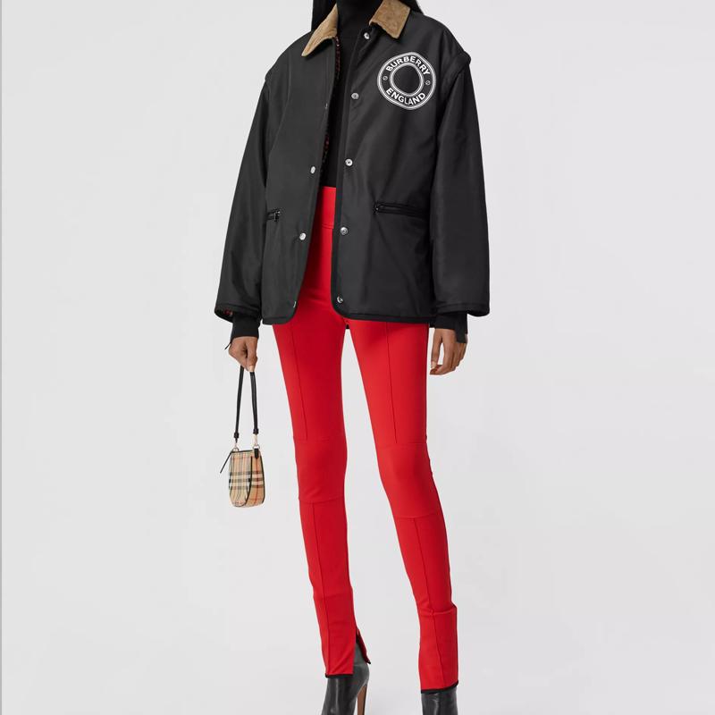 Burberry Olympia Logo Embossed Check Underarm Half-Moon Bag Canvas And Leather Tote Shoulder Bag Women bags Classic-Beige 80434051