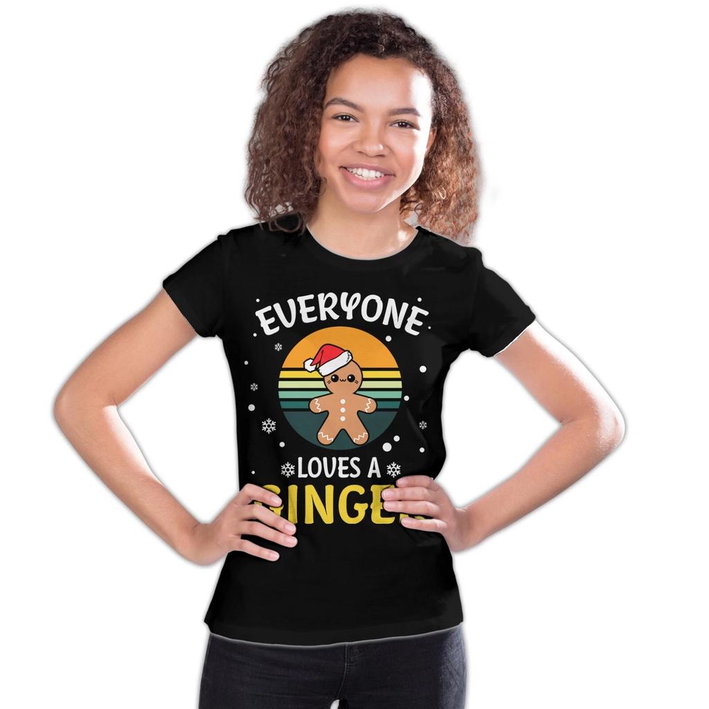 Christmas Ginger Everyone Loves Meme Fun Gingerbread Man Lol Official Youth Tees