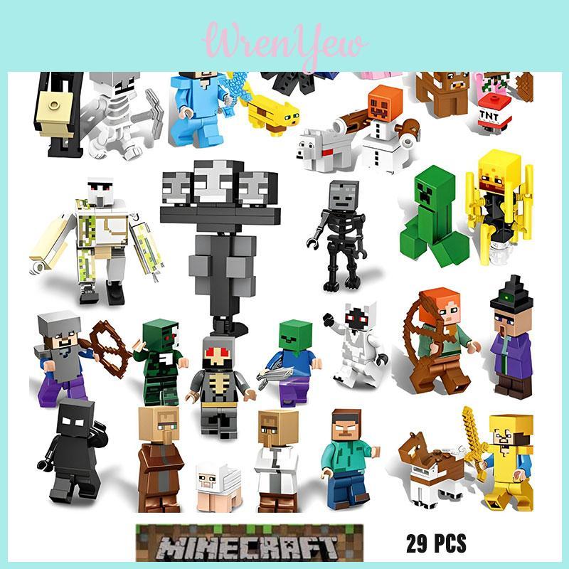 Imaginative My World Mini Figures 29pcs Plastic Material 4.5cm Height