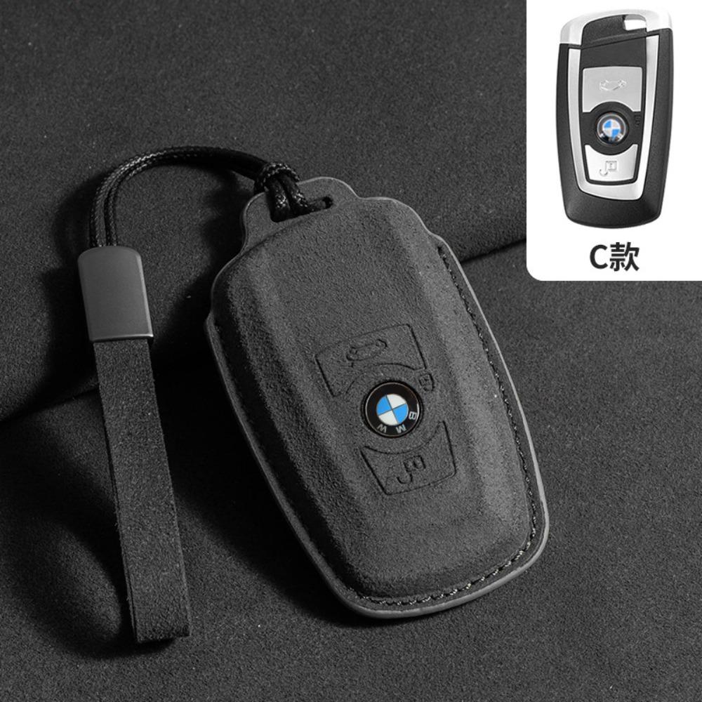 Premium Suede for BMW Key Case Hollow Style for 5 Series 3 Series 6 Series 7 Series X1 X2 X3 X5 X6 X7