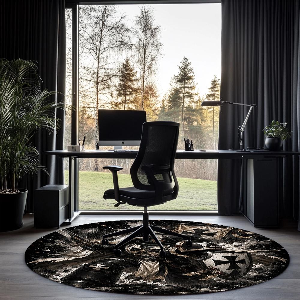 Warhammer 40k Printed Round Rug Carpet Chair Rug Area Rug Entryway Doormats,for Office Chair Living Room Bedroom Kitchen Room.