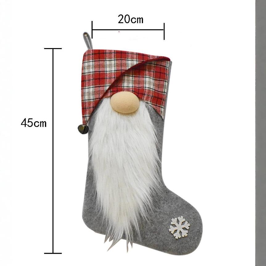 Christmas Decorations Faceless Doll Christmas Socks Festive Decorations With Unique Faceless Doll Design