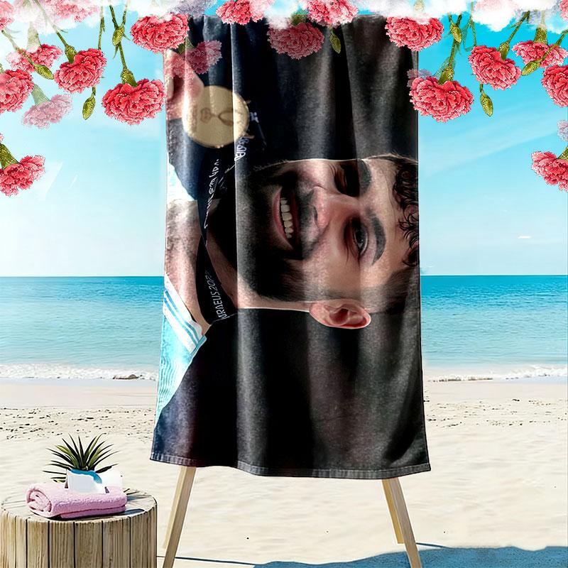 Josko Gvardiol Print Beach Towel, Large Soft Quick Dry Towel for Beach Camping Swimming