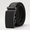Frosted Automatic Buckle Edge Two-Layer Cowhide Belt, Business And Leisure Men'S Trendy Belt