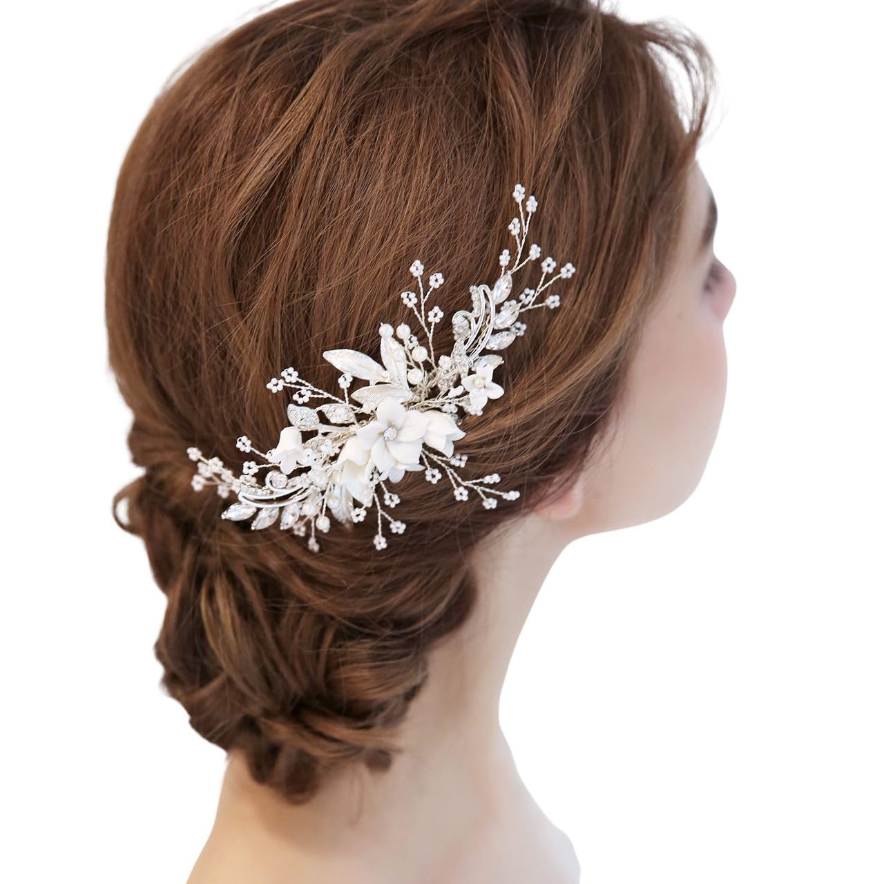 

TIGLOSS Hair Hair Comes with Exclusive Box Ornament, Accessory, Wedding, Bridal, Flower, Stylish,
