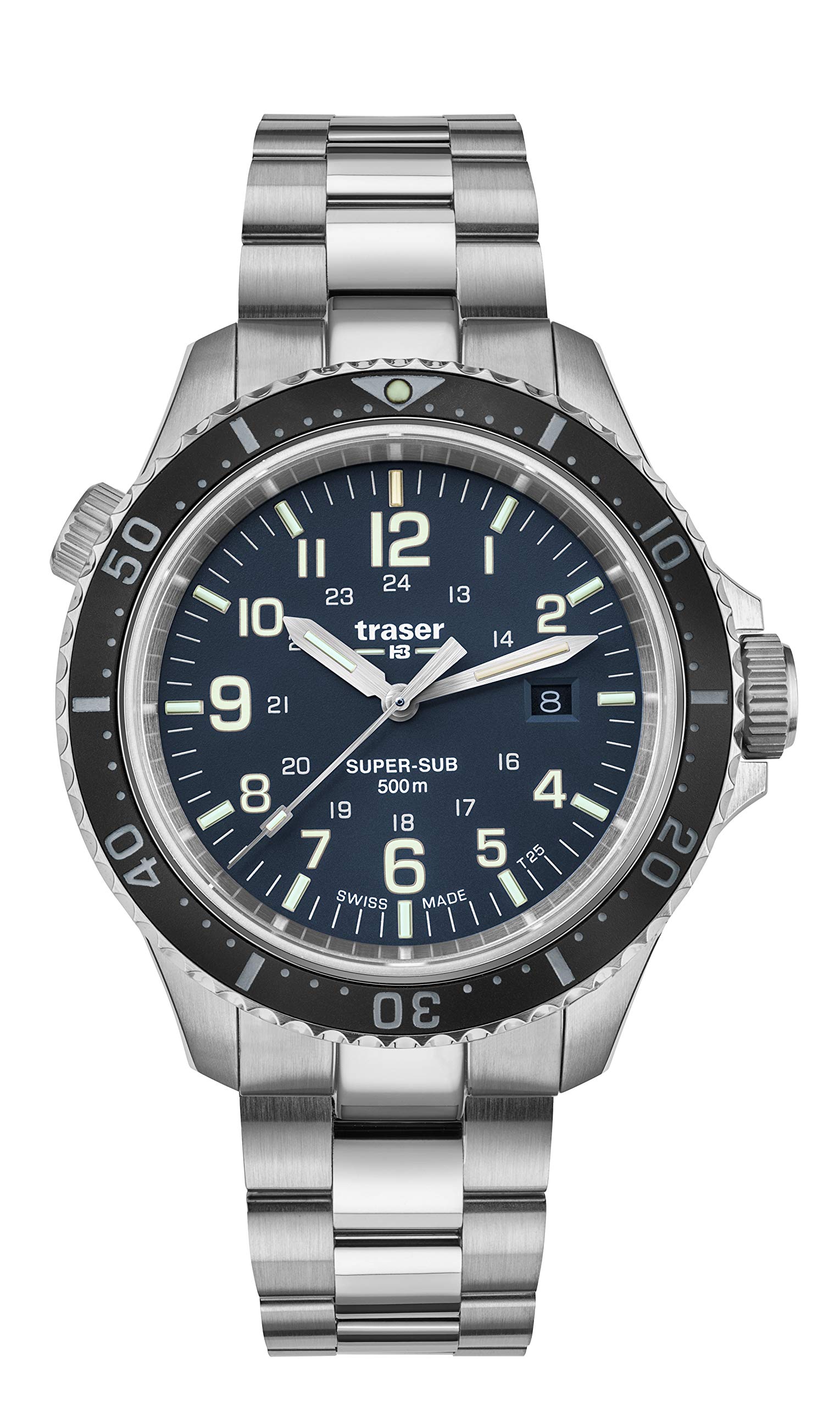 

Годинник 9031590 Silver [Tracer] Diver s Mens синій