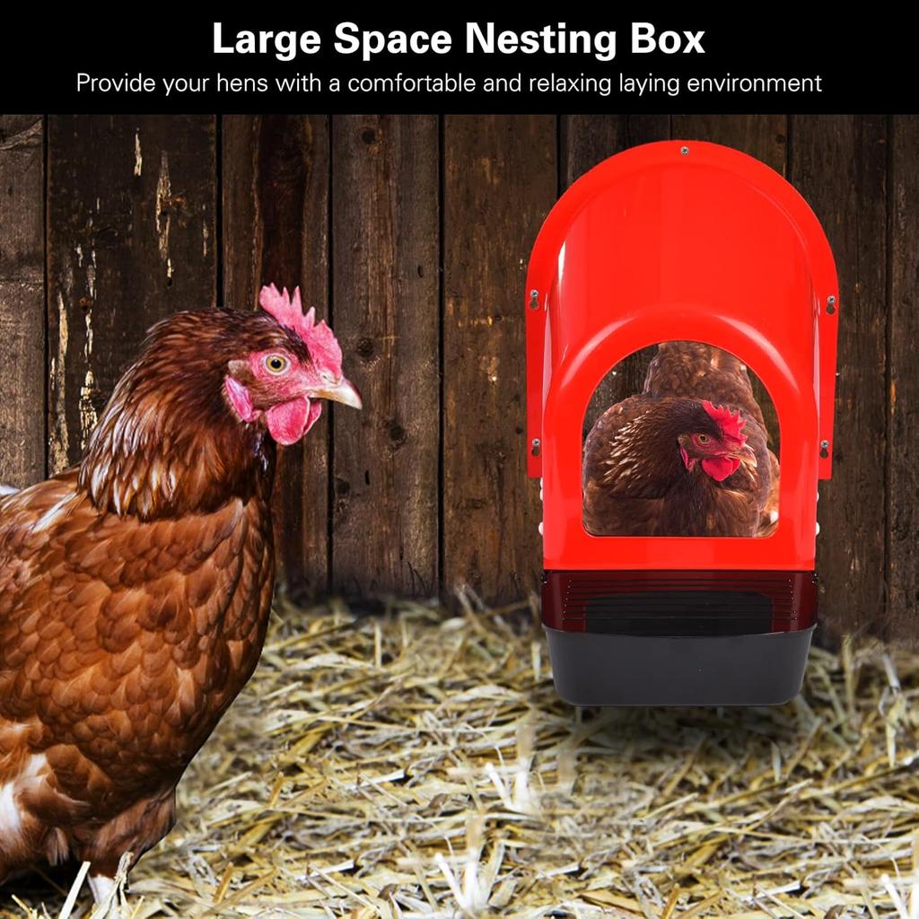 Hühner-Nistkasten zum Eierlegen Eierlegekasten für Hühner Robuste Geflügelstall-Zubehör Geflügelstall-Zubehör für Hühner
