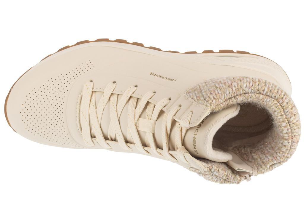 Skechers Uno Rugged - Darling, Womens Beige Winter Boots