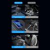C88 USB Car Charger Cigarette Lighter Adapter with Dual Retractable Cable Bluetooth-Compatible 5.3