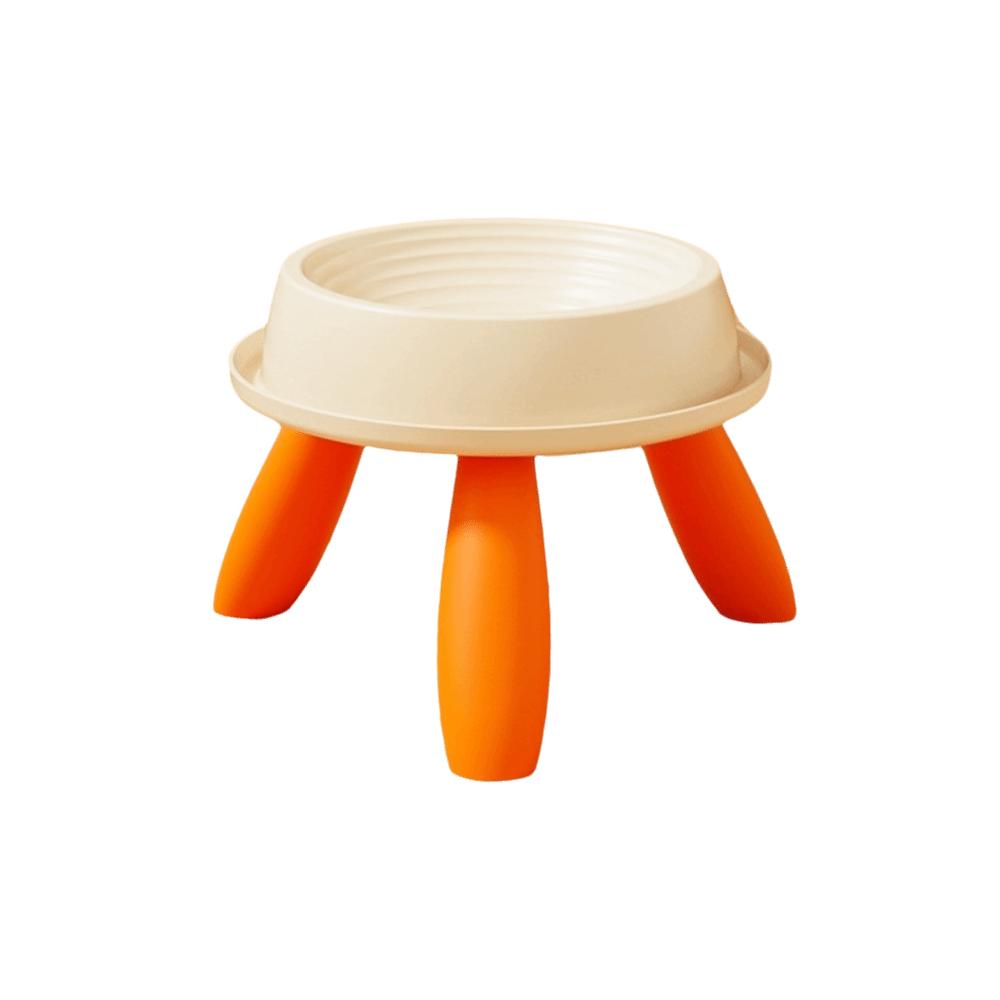 

Миска для кошачьего корма большой вместимости с защитой шеи, миски для собак, красочные товары для питомцев для щенков и кошек оранжевый