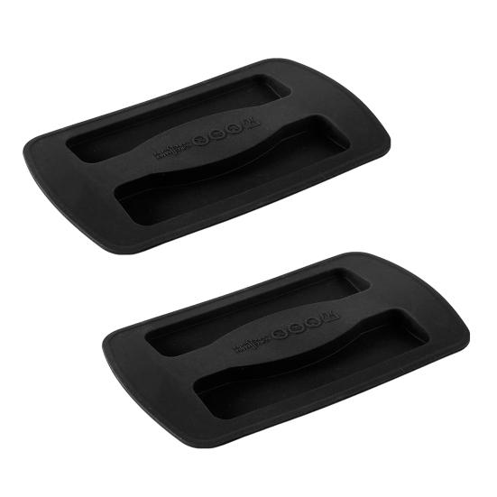 2 stk Silikon Brødrister Deksler Brød Maskin Deksel Vaskbart lokk Kjøkkenapparat Deksler for 2-Slice Brødrister Støvbeskyttelse Enkel håndtering