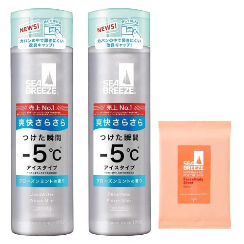 

[оптовая закупка] seabreeze deo & water квази-лекарство замороженная мята 160 мл x 2 + бонус дезодорант-антиперспирант запах мягкий освежающий пот аромат чистый