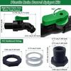 Downspout Collector Rain Barrel Spigot 3/4 GHT Thread Rain Barrel Kit  Outdoor Garden