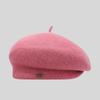 Young Ladies Casual Autumn Winter Stylish Solid Wool Berets Cap Warm Women's Beret for Daily Use