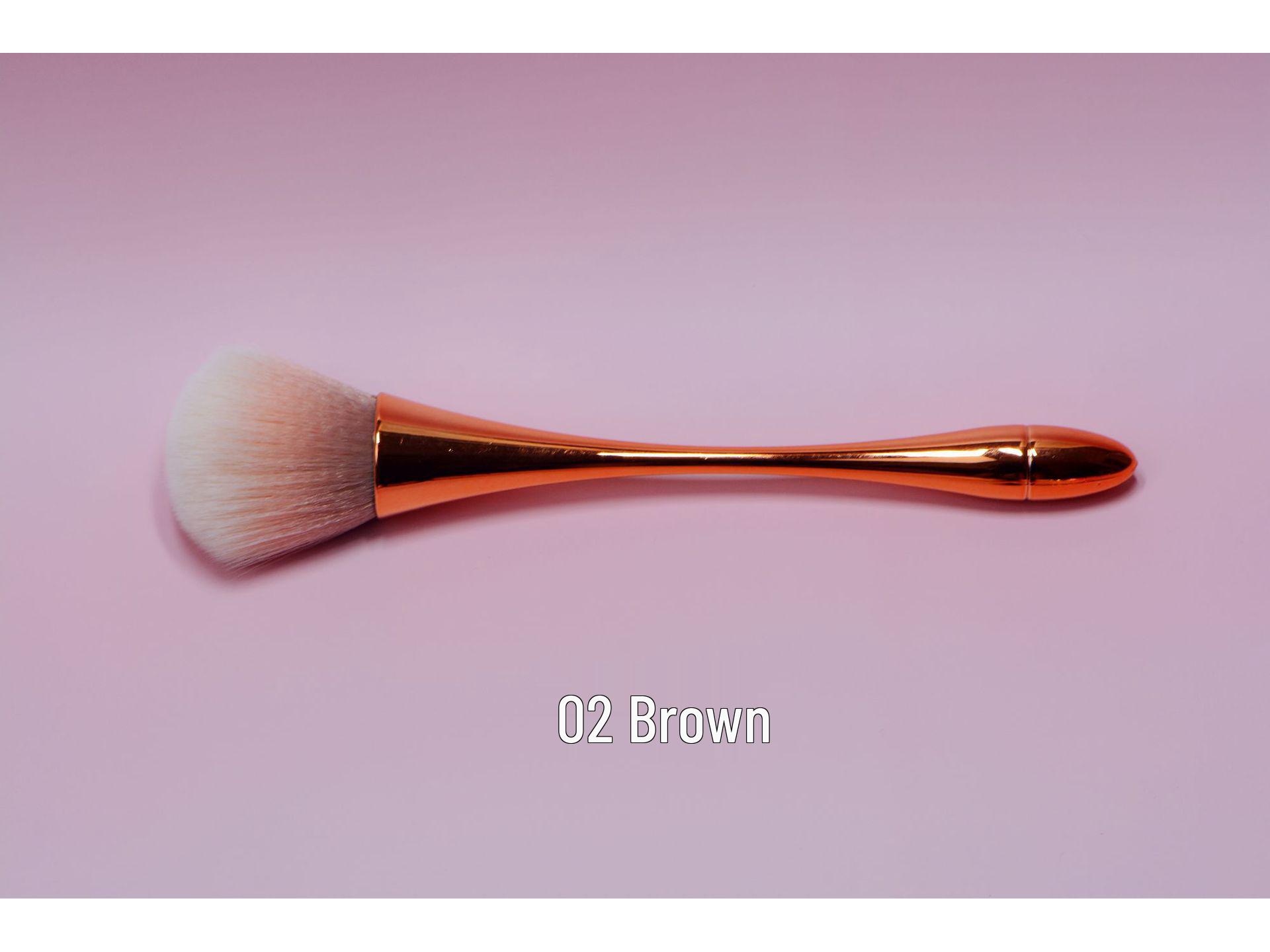 

Nail Art Dust Removal Brush - Colorful Small Waist Design for Cleaning and Loose Powder Application