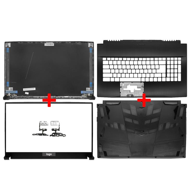 Oberer Deckel für MSI GF75 MS-17F1 17F2 17F3 17F4 17F5 Bildschirmrückseite Blende Handballenauflage Untere Schale Rahmen Scharnier Oberer unterer Deckel