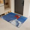 Tappetino da Pavimento Eroe Invincibile Anime Tappetino per Porta in Flanella Antiscivolo Assorbente Lavabile Tappeto da Interno per Casa