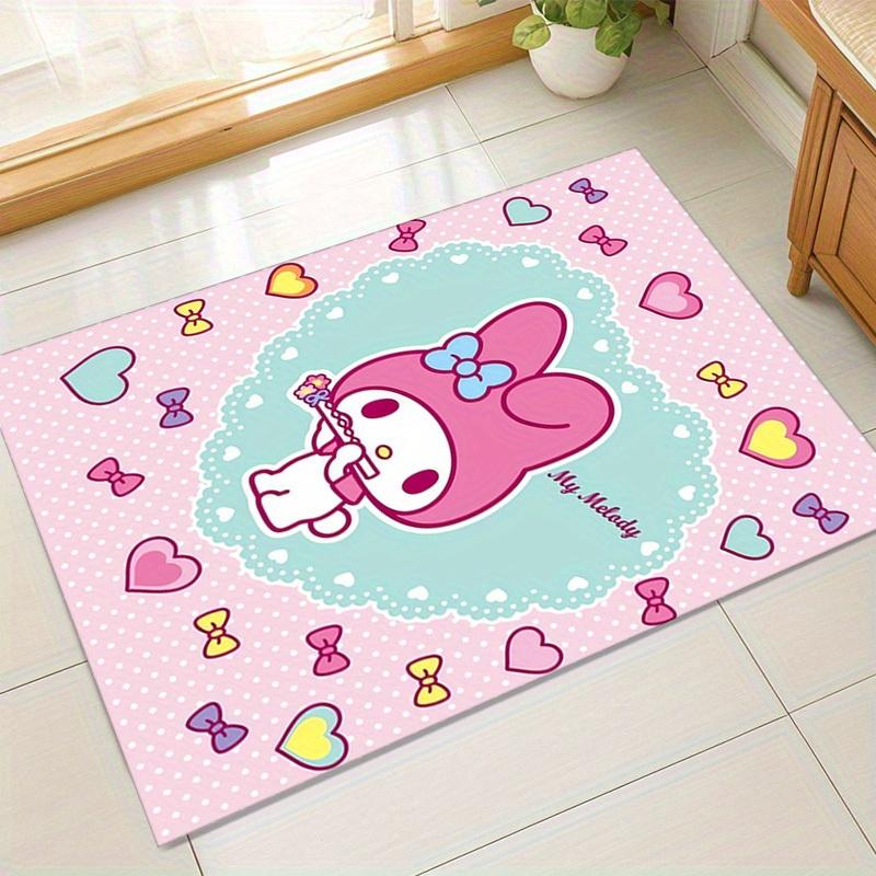 

1 шт. Милый коврик My Melody с бантами и сердечками - Идеально для домашнего декора, офисного коврика, уличного коврика или в качестве подарка!z196 60cm by 90cm