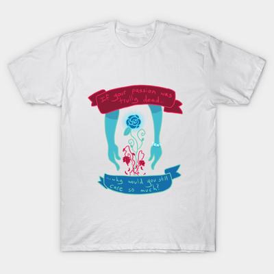 T-Shirt Damen Passion Lives On Harajuku Print Kawaii T-Shirt Sommer Kurzarm Damen T-Shirt Top Tee