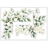 Light Switch Decal Green Leaf Vinyl Stickers Plant Leaf Design Waterproof