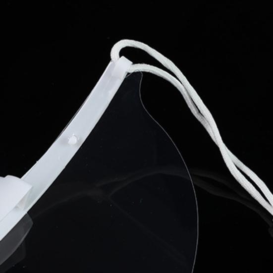 10/20 Stück Spuckschutz Mundschutz Wiederverwendbar Transparent Gesichtsschutz mit Elastischem Ohrband Restaurants Koch Lebensmittelservice Nasenmundschutz
