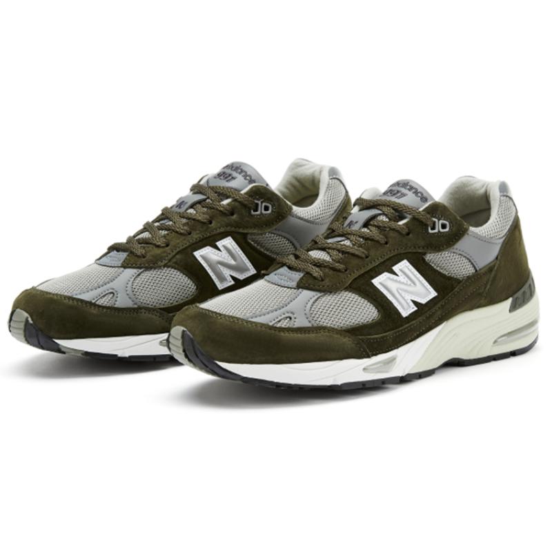 New Balance 991 Olive Green Sneakers M991OLG