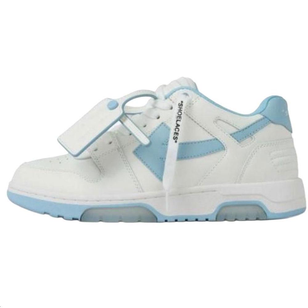 

Off-White Leather Round Toe Lace-Up Low-Top Sneakers Women sneakers White OWIA259C99LEA018OUTOFOFFICE 36