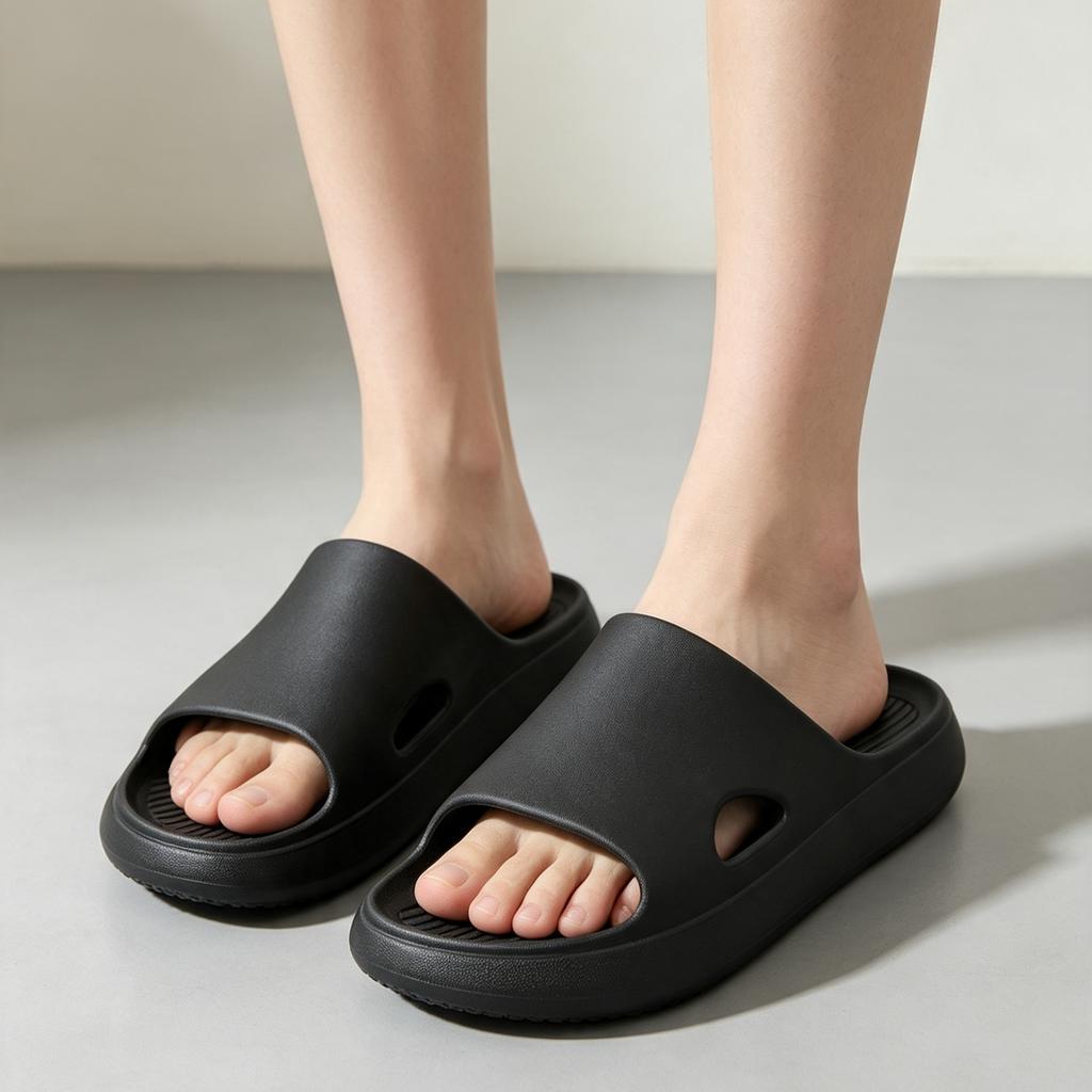 Color Soft Bath Slippers for Home and Shower