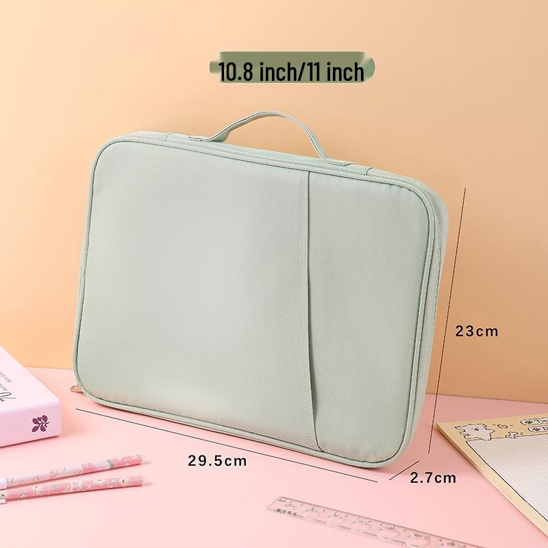 High-End Unisex iPad Tablet Bag - Lightweight, Portable, Hand-Held Student Computer Sleeve