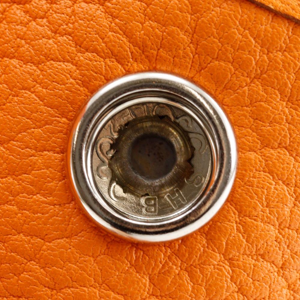 Hermes Torba Tote PM na przyjęcie w ogrodzie Pomarańczowa Negonda Kobiety Używana