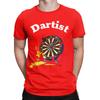 Classic Funny Graphic 100 Cotton Tshirt Darts Dartboard Tops Tees For Unisex