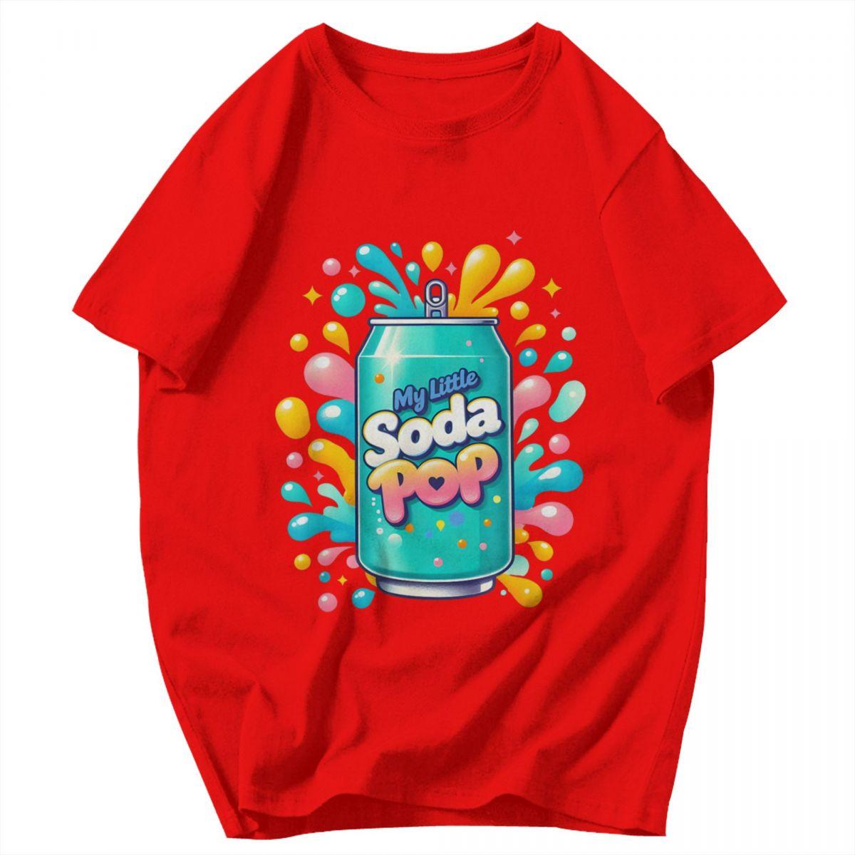 Мужская футболка My Little Soda Pop Idea Y2K Графическая Однотонная Унисекс Одежда Футболки S