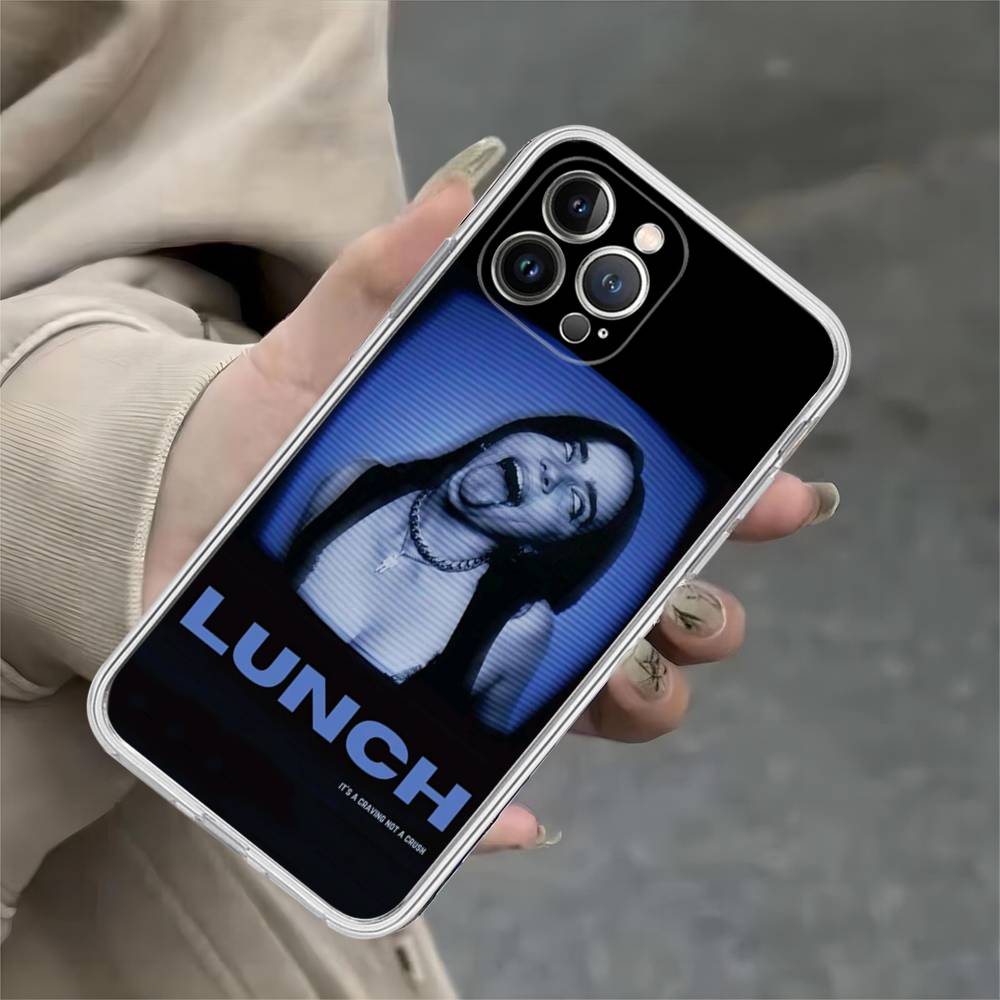 Pop E-Eilish Ster B-billie Transparante Telefoonhoes Voor IPhone 17 Air 16 Pro Max 15 14 13 12 11Plus Schokbestendige Hoes