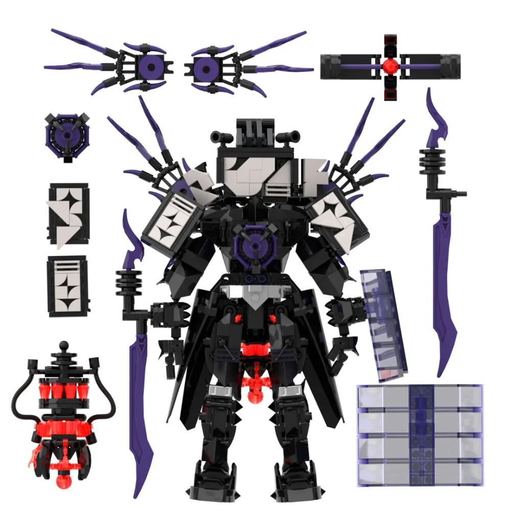 Neu Skibidi Toileted Riese Titan TV-Mann Upgrade Speakerman Bausteine Animationsfigur Modell Spielzeug für Kind Ideen Geschenke Weihnachten