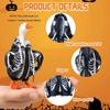 Desk Goose Outfits Mini Goose Hoodies 7-Inch Table Goose Skull Sweatshirts Halloween Seasonal Decoration