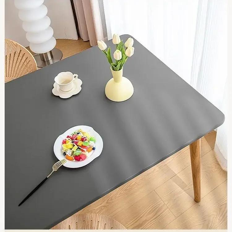 100x100cm Volledige Dekking Elastisch Tafelkleed Waterdicht Hittebestendig Koffietafelhoes 30 x 60cm gray