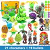 PLANTS VS ZOMBIES 2 Toys Full Set New Role Pea Shoote Alliance Bullet Ejection Attack Walking Dead Children's Gifts Delivery Bag