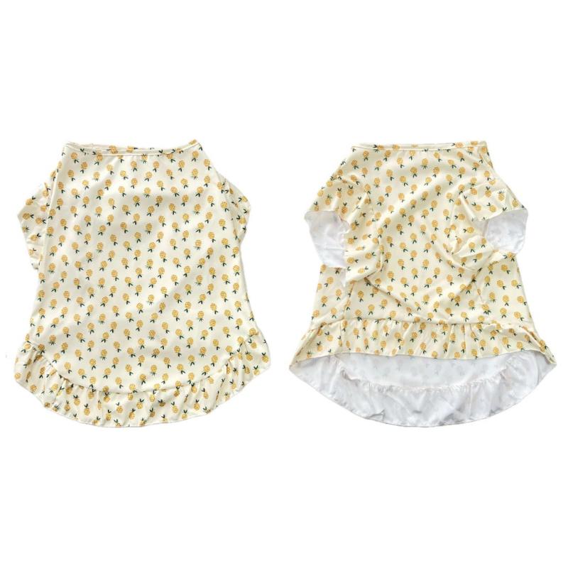 Clothes for Medium and Large Dogs Dress for Golden Retrievers and Samoyeds in Spring Summer Dresses Large Summer Breathable Vest Clothes for Big Dogs