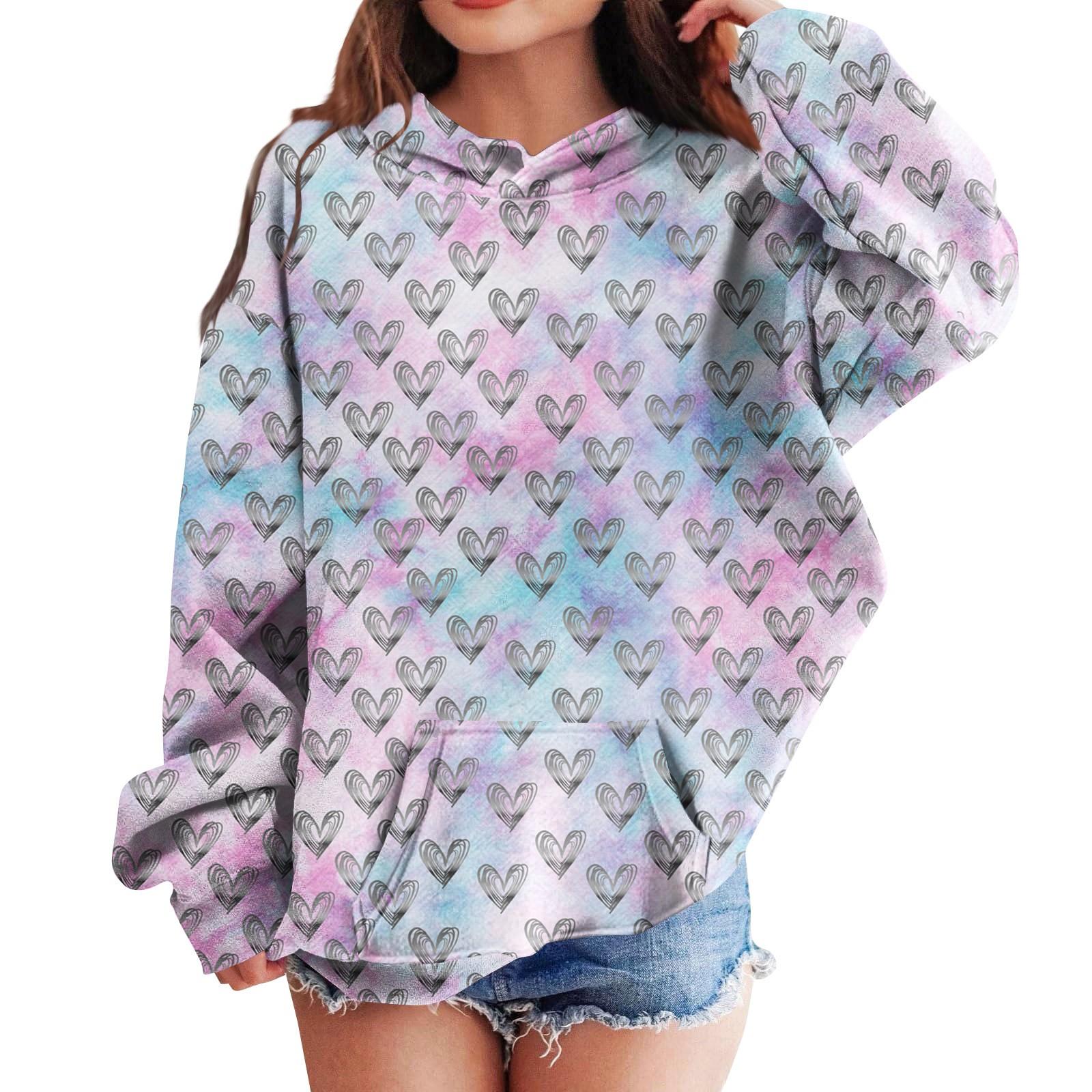 

Толстовки для девочек-подростков, толстовки с длинным рукавом, пуловер с завязками, симпатичная толстовка большого размера 160