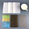 Coaster Molds for Resin Casting Rectangle Resin Epoxy Silicone Molds for Making Coasters Cups Mats Home Decor Craft