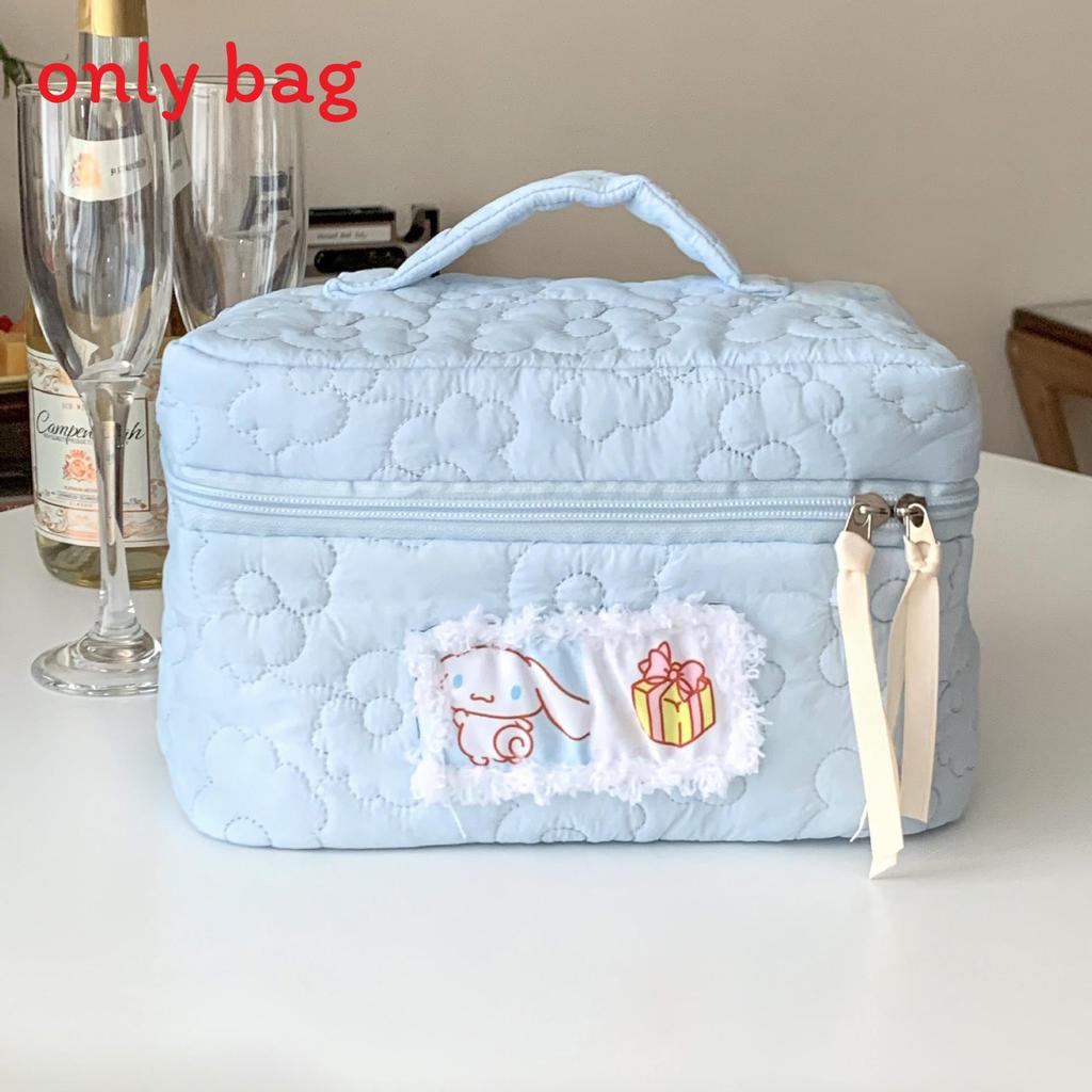 Melody Plush Cosmetic Bag With Zipper For Daily Use And Travel Storage