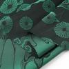 1m*1.5m Dark Green Color Brocade Floral Printed Jacquard Fabric Stretchy Satin Jacquard Fabric for Cheongsam Dress Clothing